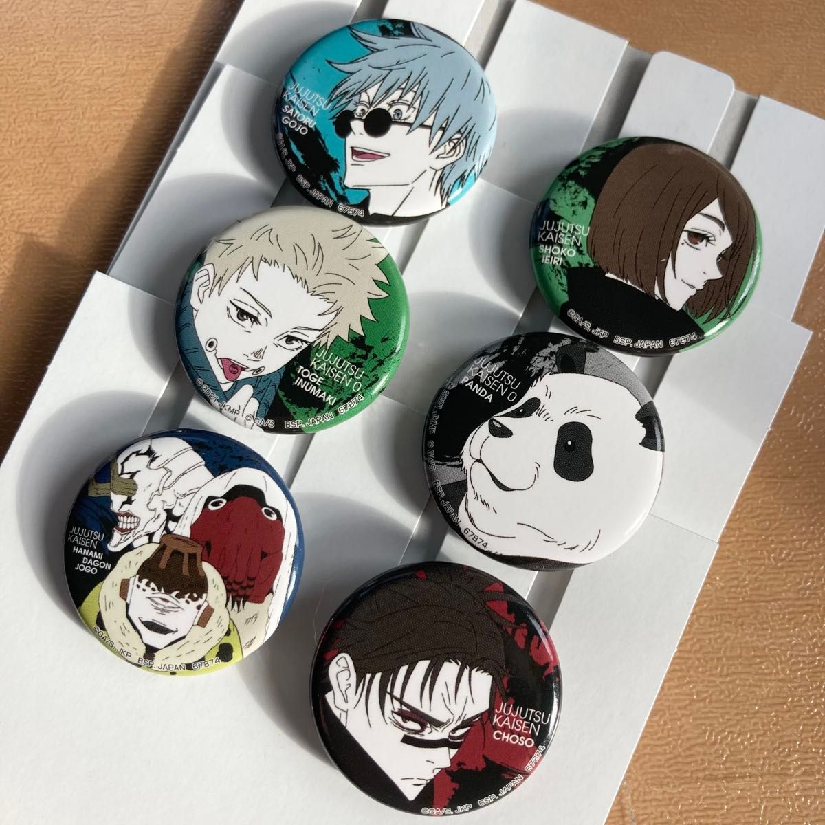 一番くじ 呪術廻戦 5th anniversary L賞 缶バッジセット｜Yahoo!フリマ