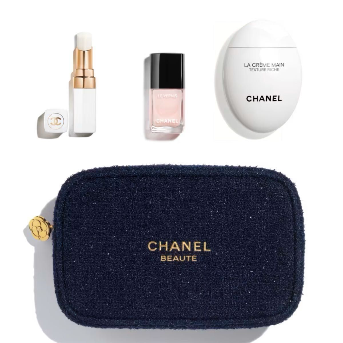 新品 CHANEL 2025 クリスマス最新コフレ リップアンドネイルケアセット