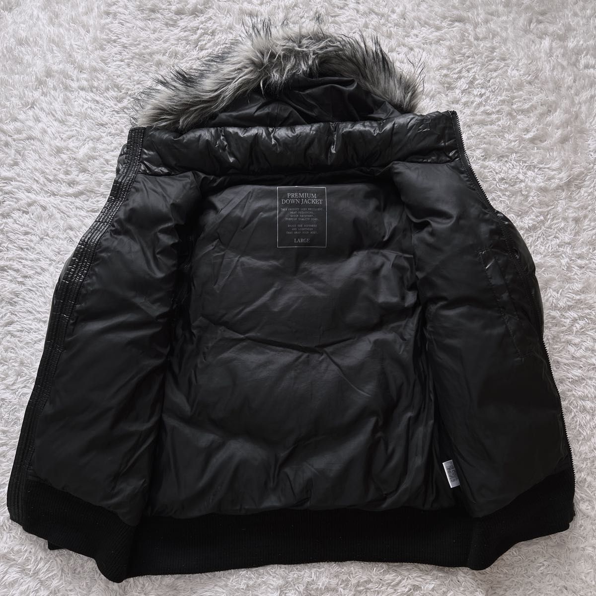 希少】OLD UNIQLO プレミアム ダウン ジャケット y2k 光沢 4way 00s