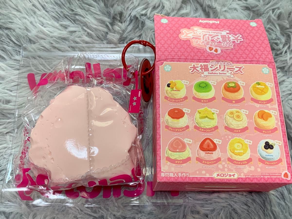 メロジョイ Mellojoy スクイーズ 大福 いちご｜Yahoo!フリマ（旧PayPay