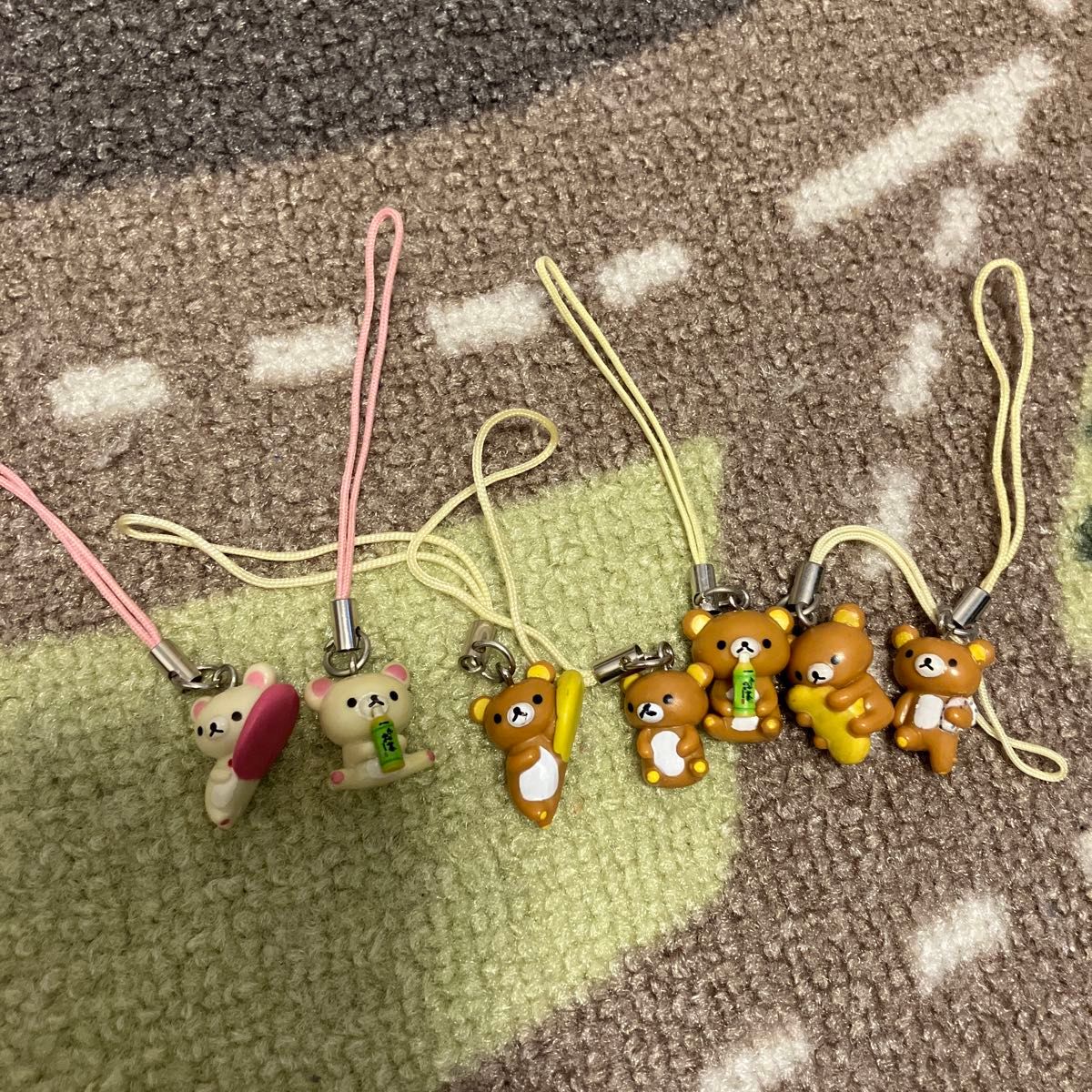 サンエックス リラックマ コリラックマ ストラップ 7本セット 平成