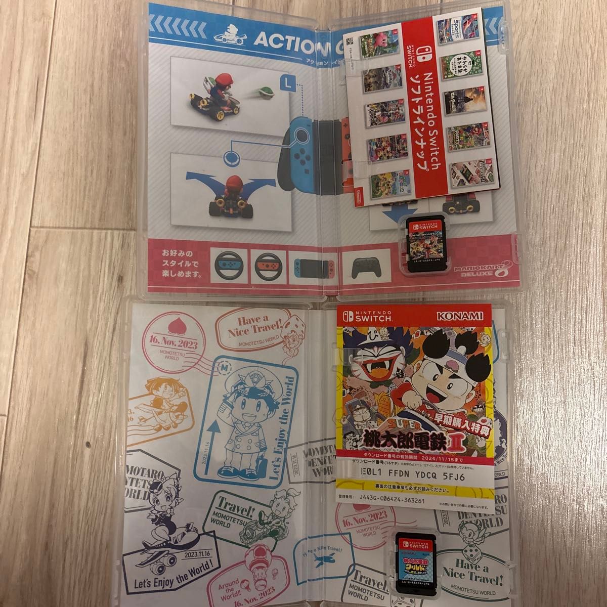 マリオカート8デラックス 桃太郎電鉄ワールド Switch ソフト 2点セット