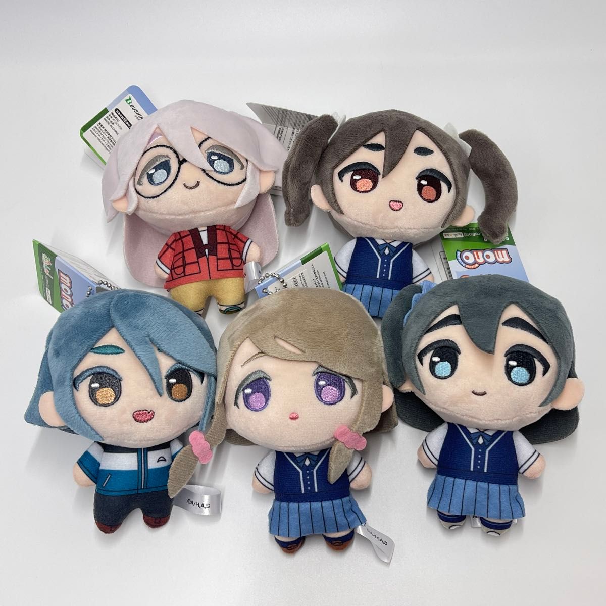 ぷちっしゅ TVアニメmono ぬいぐるみ マスコット 全5種セット｜Yahoo