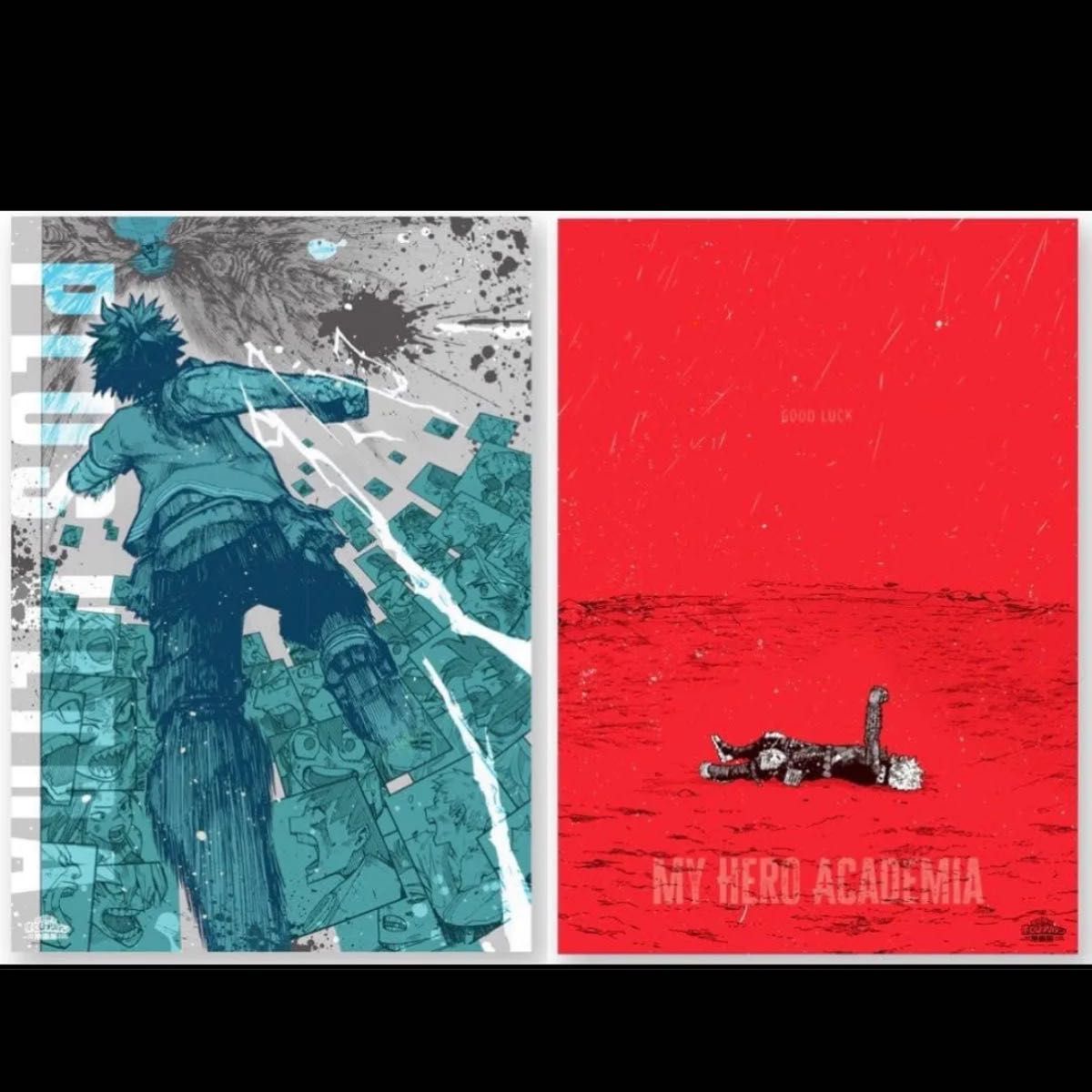頑張れ A2アートポスター 原画展 ヒロアカ 僕のヒーローアカデミア