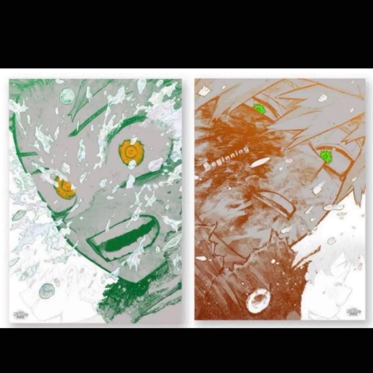 僕のヒーローアカデミア 原画展 A2ポスターThe Beginning ヒロアカ原画