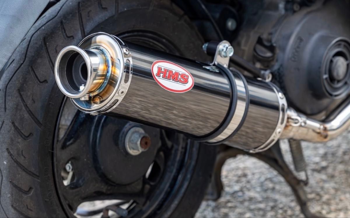 新商品 アドレスV50 (CA4BA ) HMS製 B2Xマフラー ブラックサイレンサー