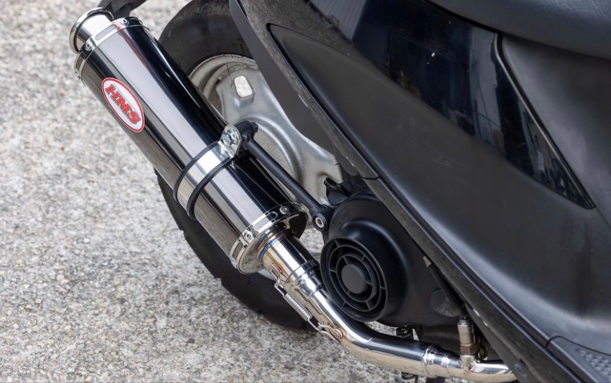 新商品 アドレスV50 (JBH-CA44A) HMS製 B2Xマフラー ブラック