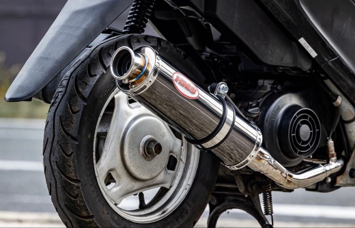 新商品 アドレスV50 (JBH-CA44A) HMS製 B2Xマフラー ブラック