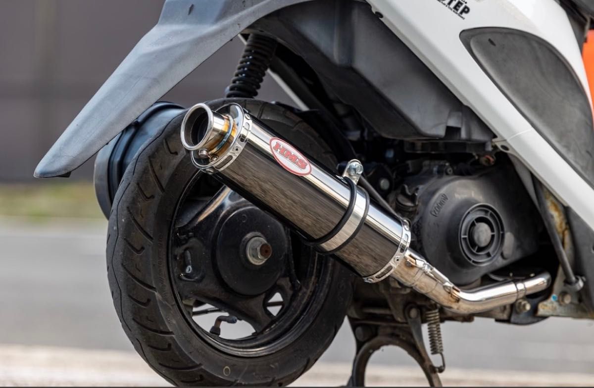 新商品 アドレスV50 (CA4BA ) HMS製 B2Xマフラー ブラックサイレンサー