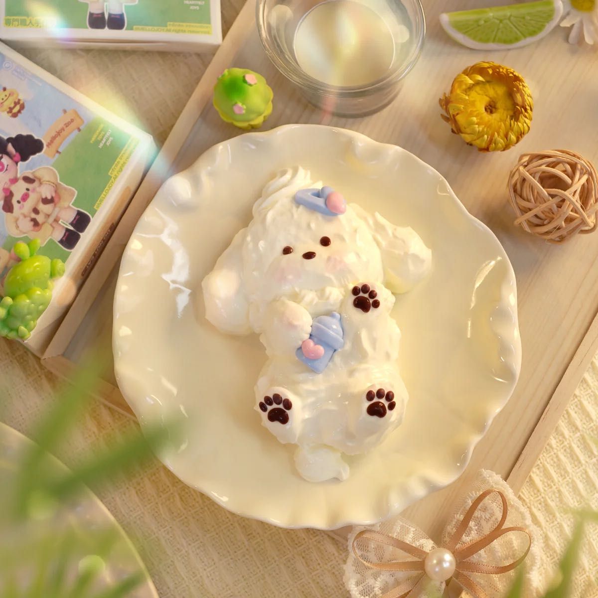 新品未使用 メロジョイ mellojoy アニマル クリームわん ゆきこ 犬