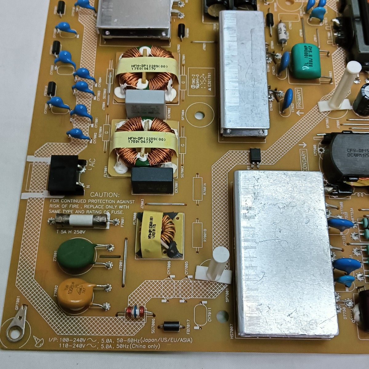 シャープ SHARP AQUOS LC-50U45 50型 電源基板 2018年製 完全ジャンク