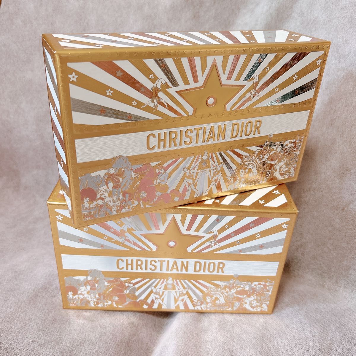 ディオール ギフトボックス ギフト箱 空き箱 空箱 2025 限定 ホリデー