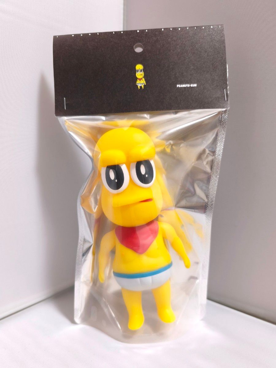 ピーナッツくん カード2枚 ショッパー付き ソフビ ぽこピー PQ