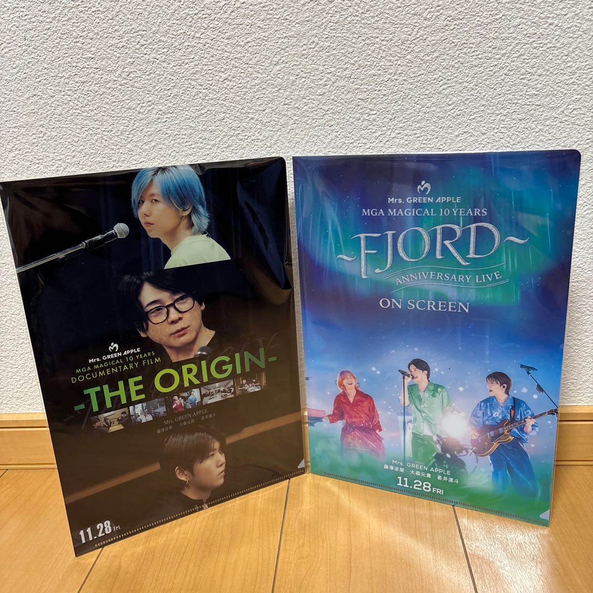 Mrs GREEN APPLE〜FJORD〜映画 グッズ クリアファイルセット｜Yahoo