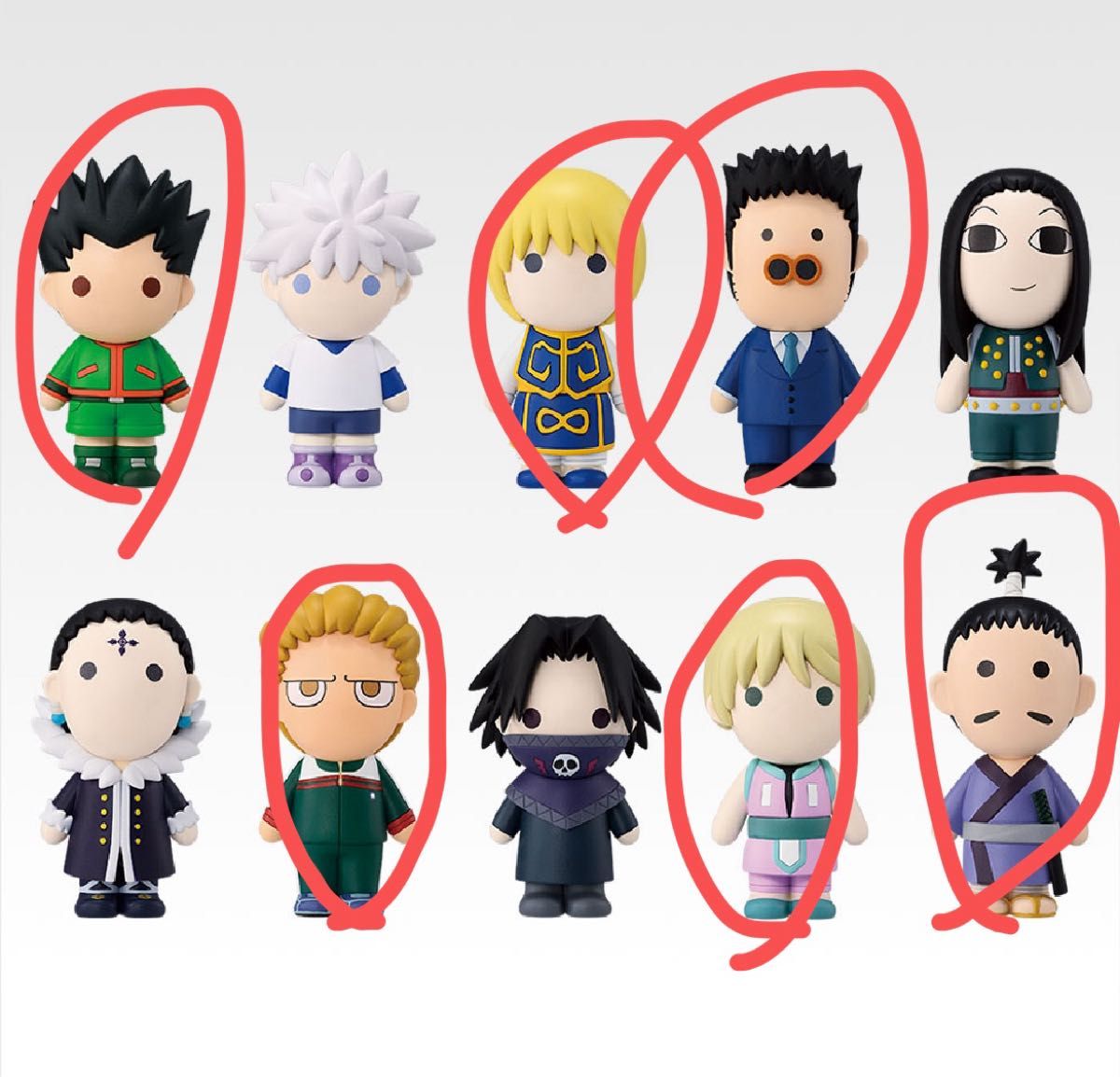 HUNTER×HUNTER 一番くじ H賞 ミニマスコット 6点セット｜Yahoo!フリマ