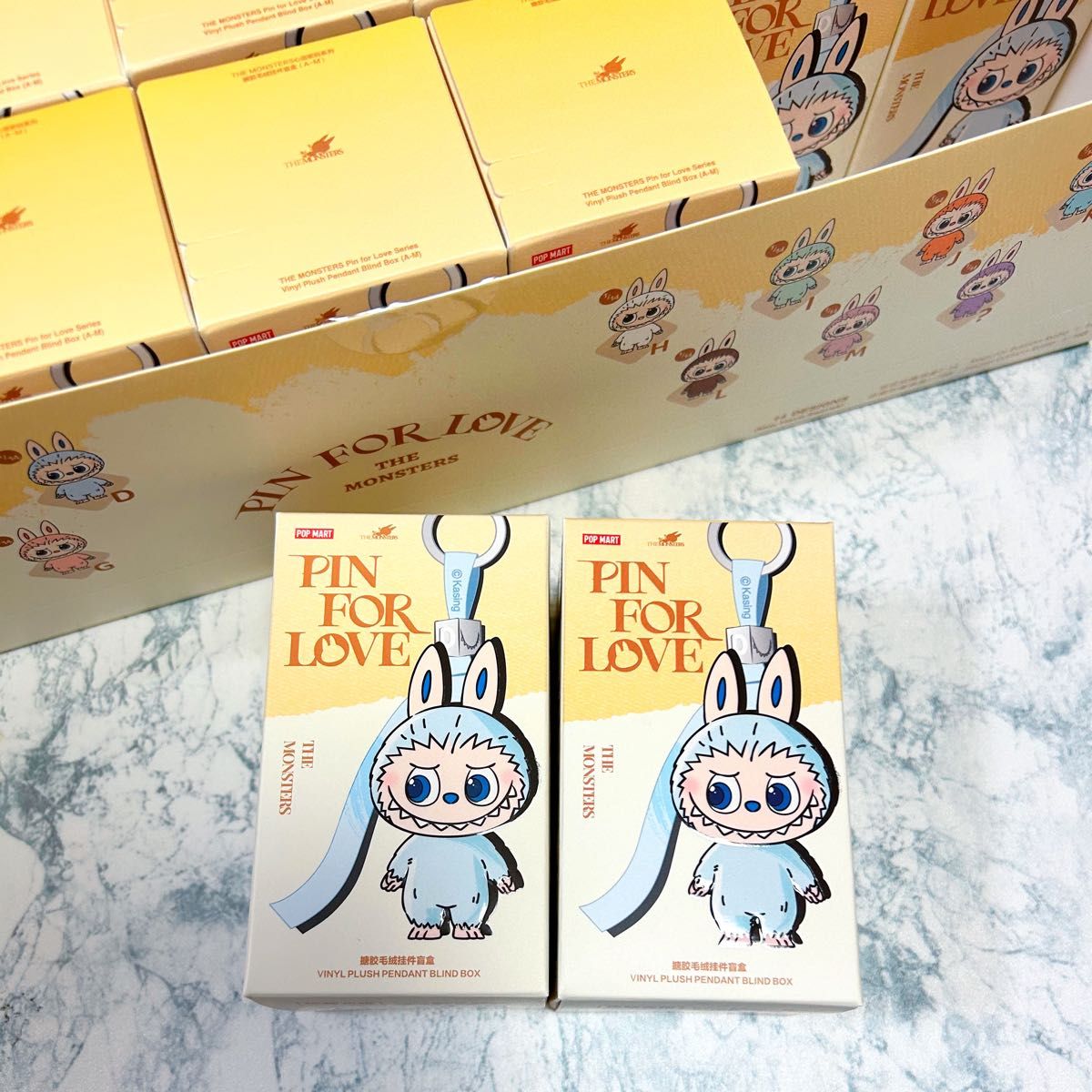 イニシャルラブブ 未開封 LABUBUラブブ PIN FOR LOVE ぬいぐるみ