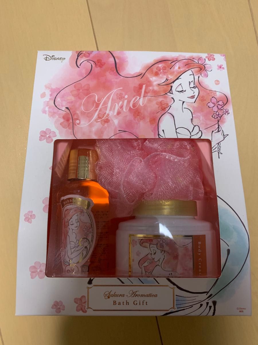ディズニー アリエル バスギフトセット Sakura Aromatica 未使用 2個