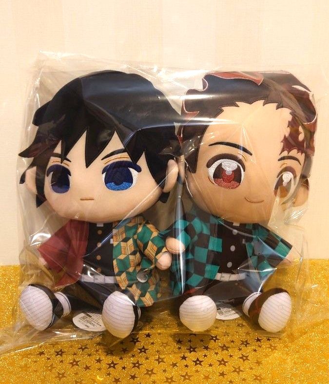 希少 ぬいぷりけおすわりBIG ぬいぐるみ 竈門 炭治郎 冨岡 義勇 鬼滅の