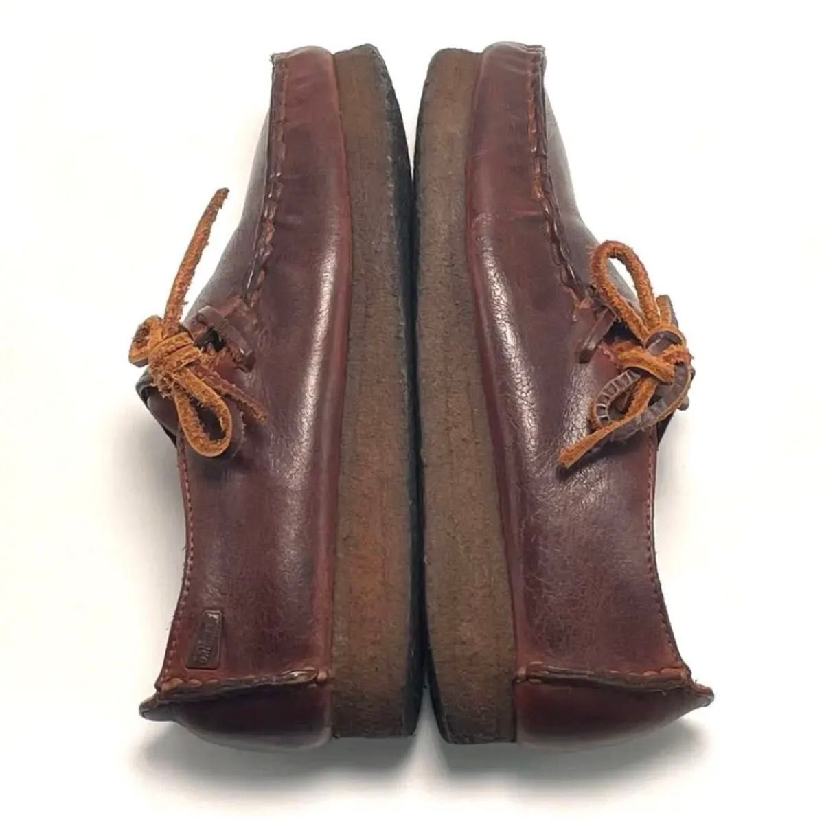 Clarks クラークス ラガー レザー モカシン ワラビー ブラウン 22cm