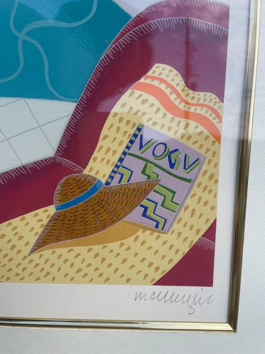 トーマス・マックナイト 「ジオメトリックプール」 限定 直筆サイン