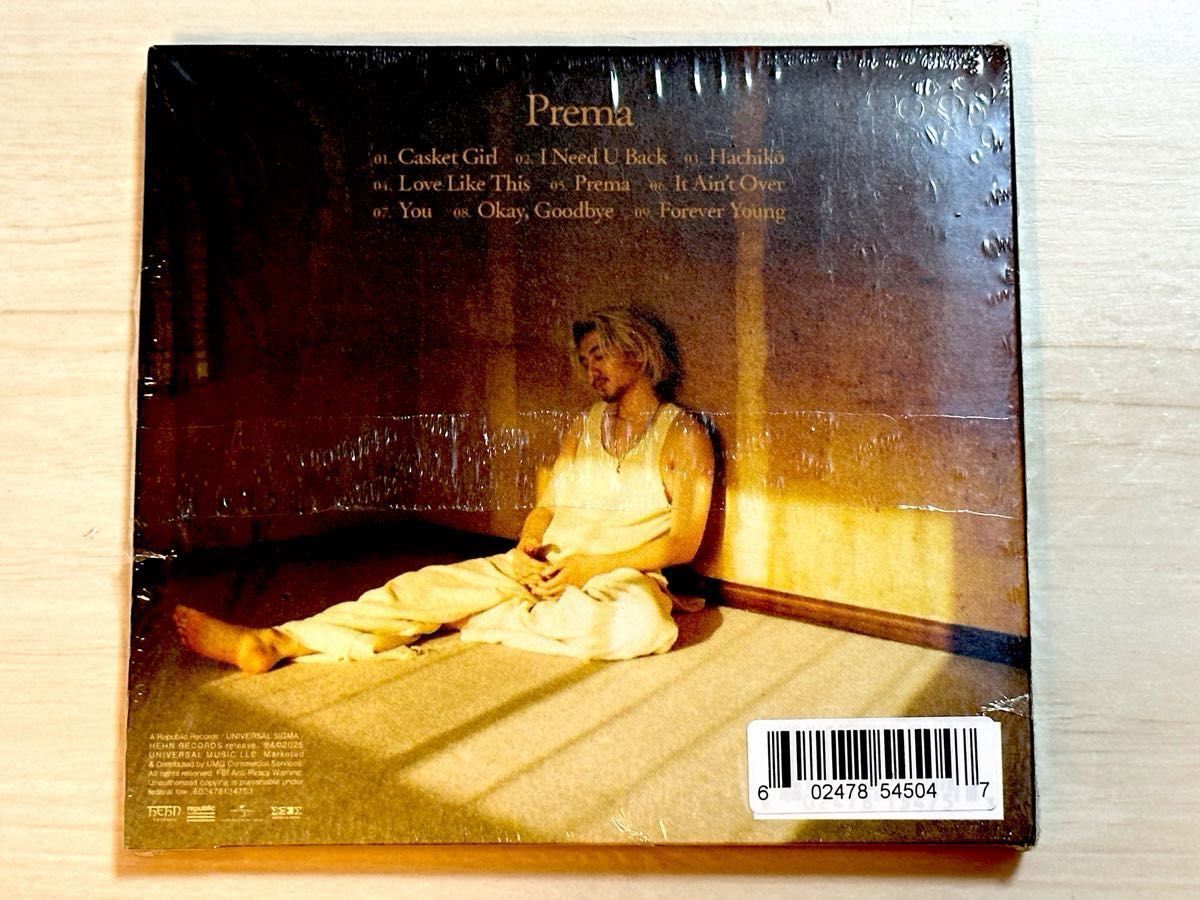 直筆サイン入りブックレット 藤井風 Prema Limited Edition Signed 2CD