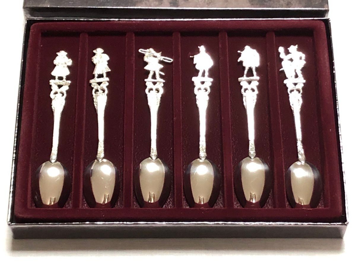 クリストフウィドマン 925銀 コーヒースプーン ミュージシャン 6本