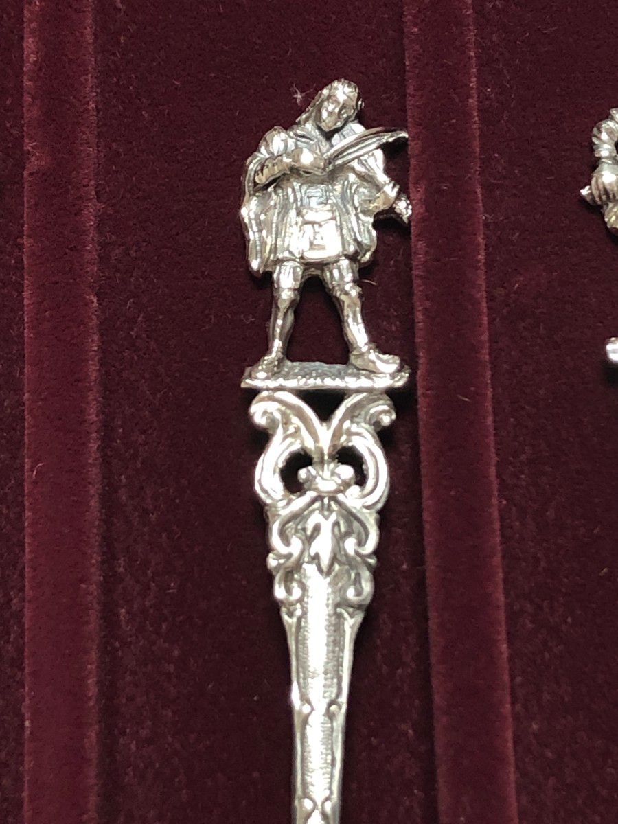 クリストフウィドマン 925銀 コーヒースプーン ミュージシャン 6本