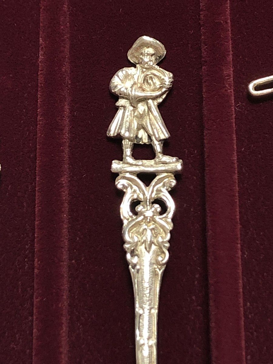 クリストフウィドマン 925銀 コーヒースプーン ミュージシャン 6本