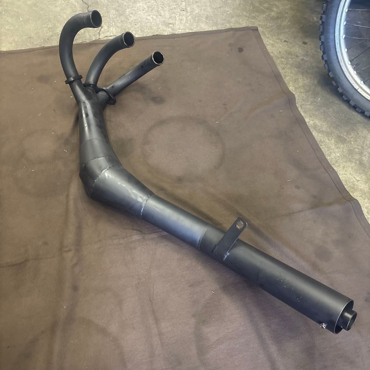 カワサキ 750ss H2 マッハ ゼンシン 集合チャンバー 特注 極太タイプ