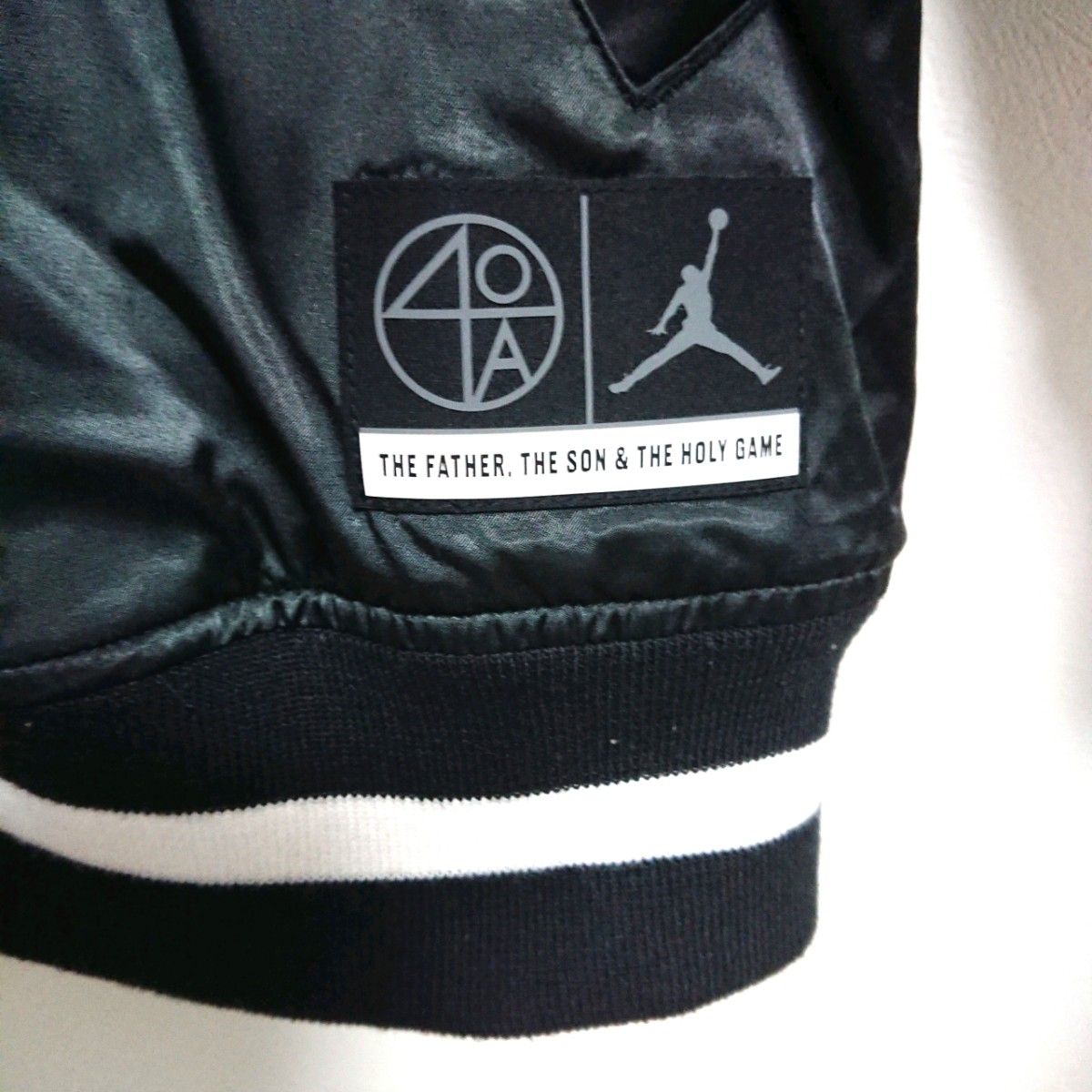 AIR JORDAN エアジョーダン 刺繍 デカロゴ ブルゾン スタジャン