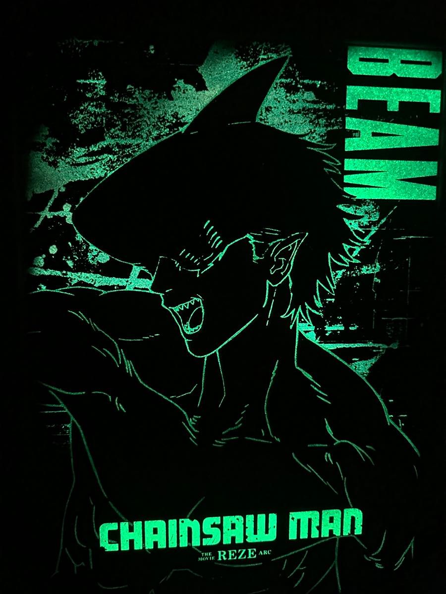 数量極希少】チェンソーマン レゼ編 台湾限定特典A3 夜光ポスター