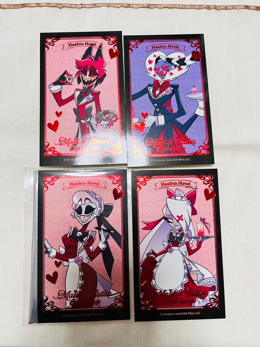 アニカフェ ハズビン ハズビンホテル トレーディング 箔押しカード