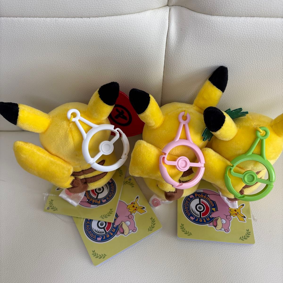 新品タグ付き】ポケモンセンターカガワ ピカチュウ カラビナ付き