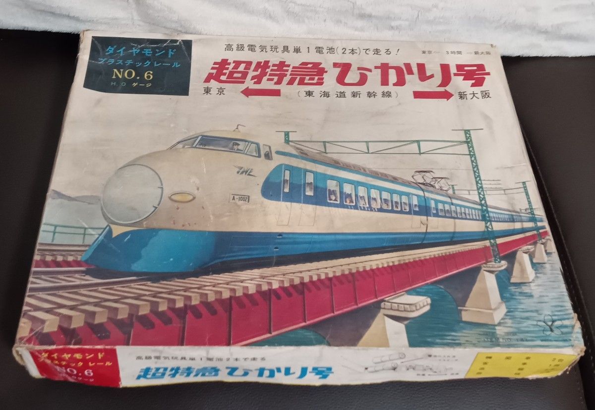 希少 昭和レトロ】動作品 HOゲージ 超特急ひかり号 ヨネザワ 日本製