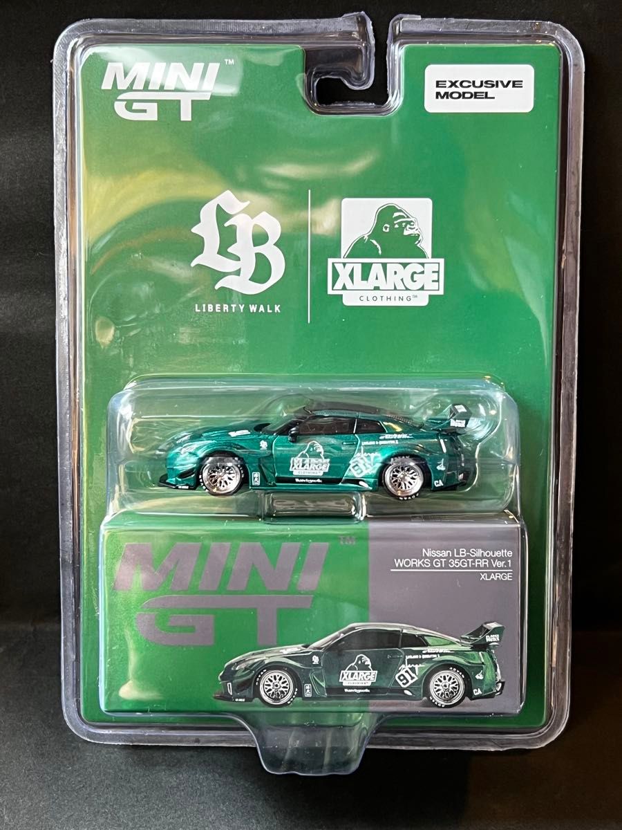 リバティウォーク XLARGE MINI GT 1/64 Nissan LB-Silhouette WORKS
