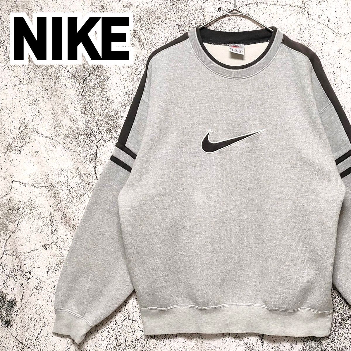 ナイキ NIKE 銀タグ スウェット サイズL スウッシュ 刺繍 トレーナー