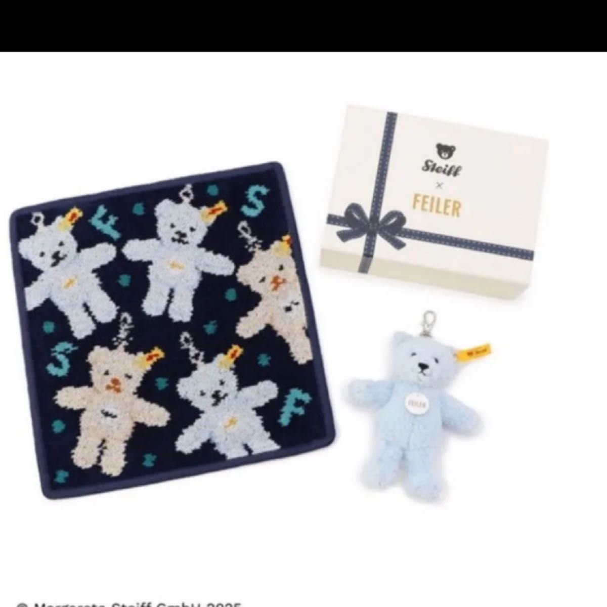 新品未使用未開封 フェイラー シュタイフ テディベアキーリングス