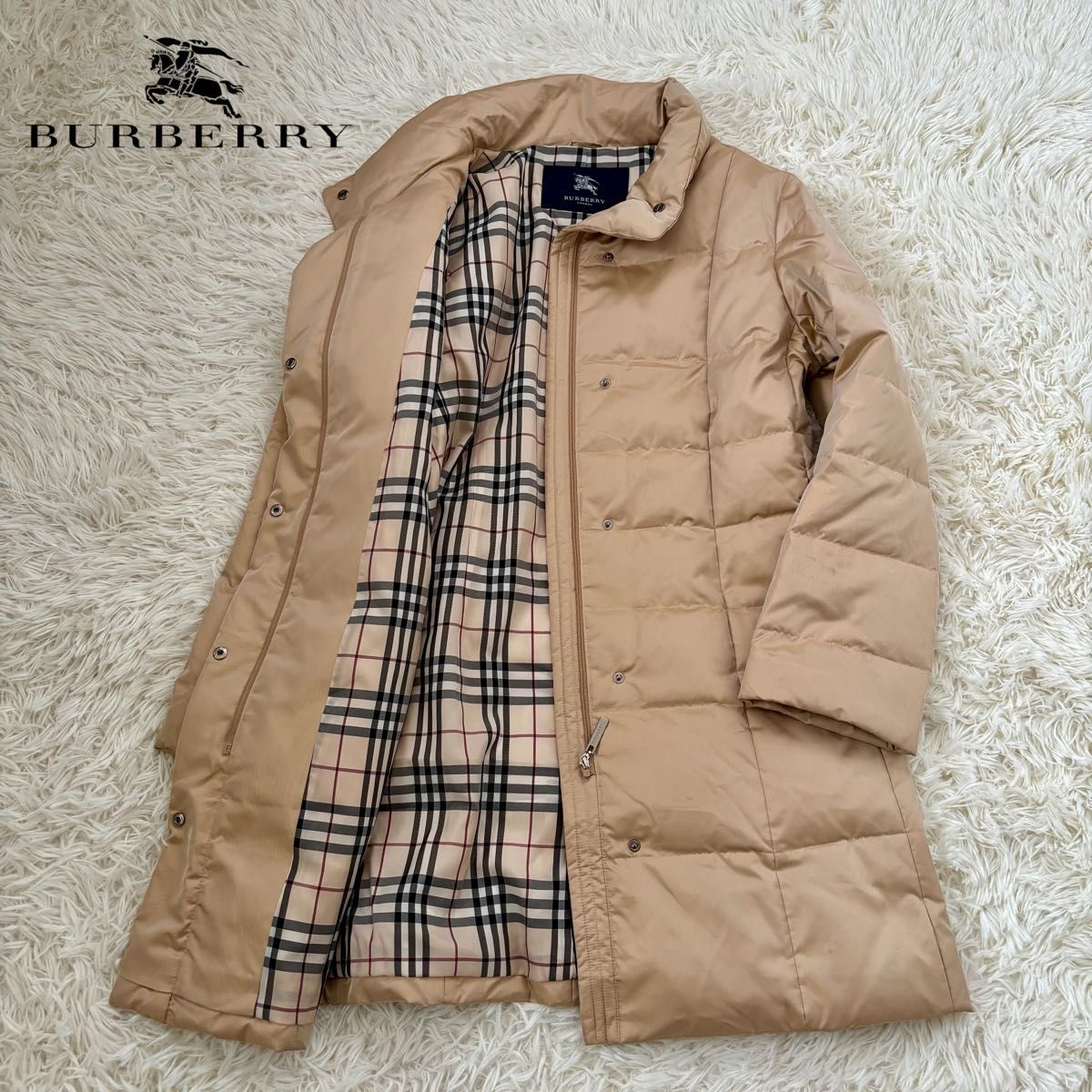 BURBERRY LONDON バーバリーロンドン ノバチェック ダウンジャケット