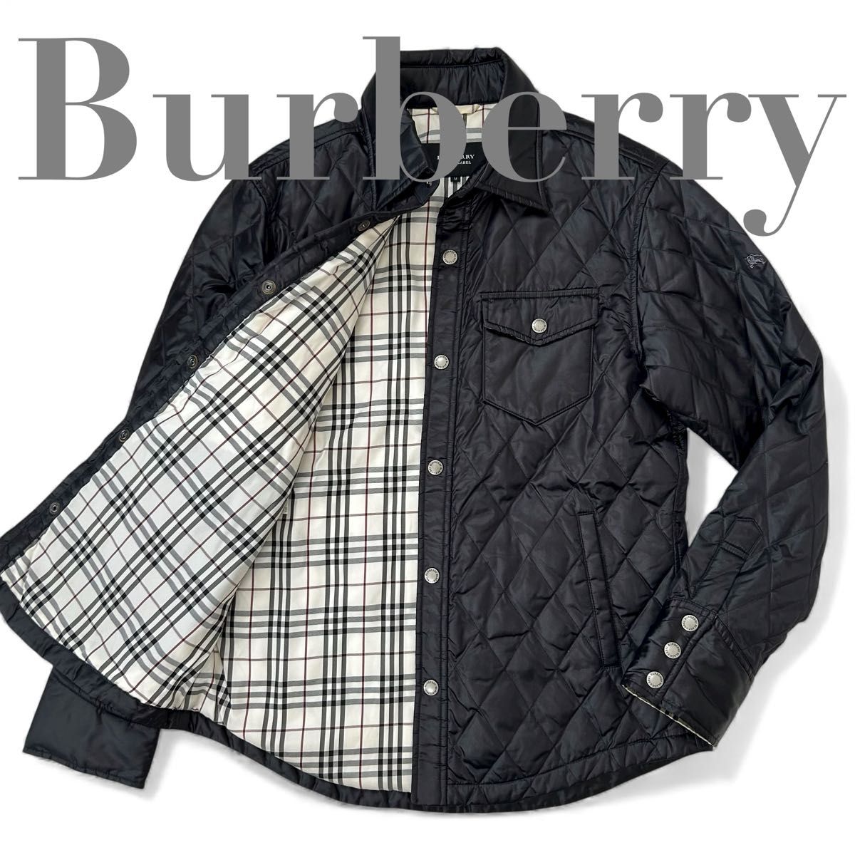 美品】 BURBERRY BLACK LABEL バーバリーブラックレーベル