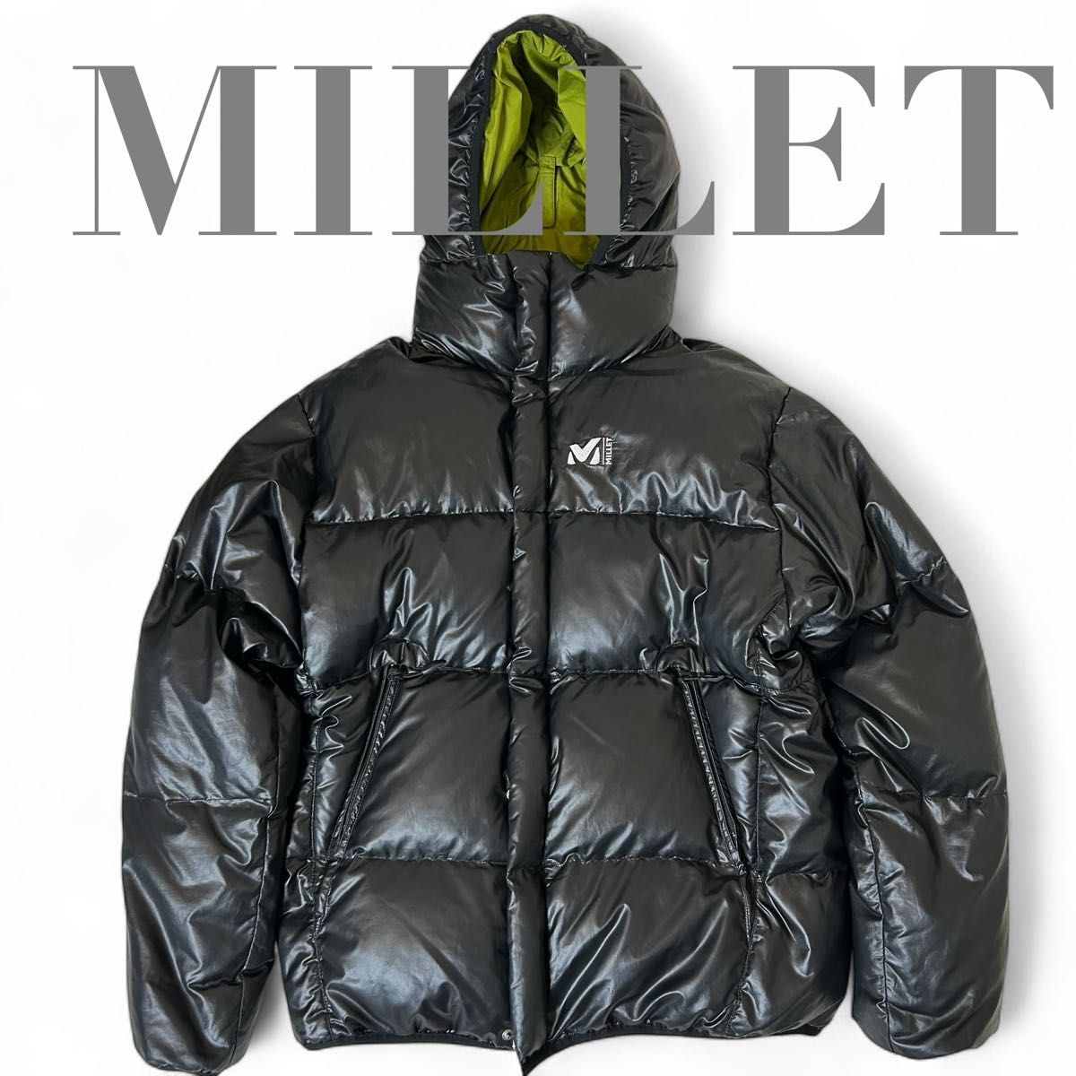 MILLET ミレー リバーシブル ダウンジャケット フード 大きいサイズ XL