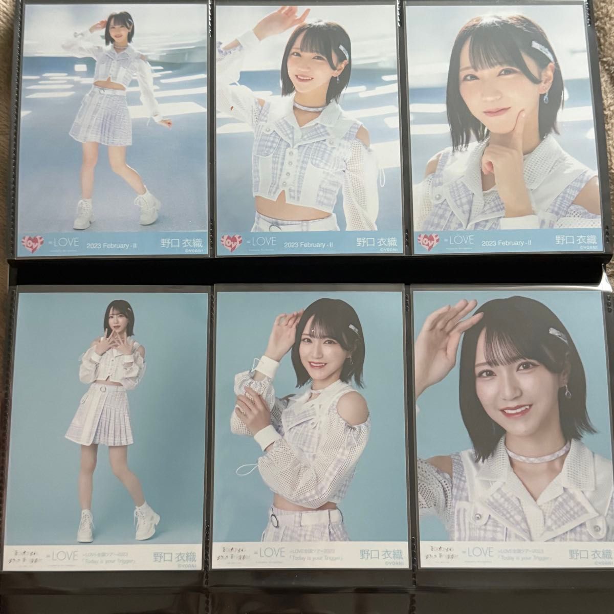 LOVE イコラブ 野口衣織 この空がトリガー 生写真 2コンプセット