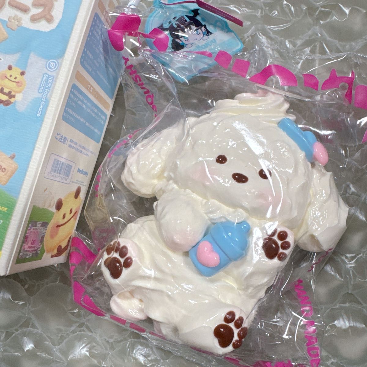 Mellojoy メロジョイ スクイーズ アニマルシリーズ クリームわん