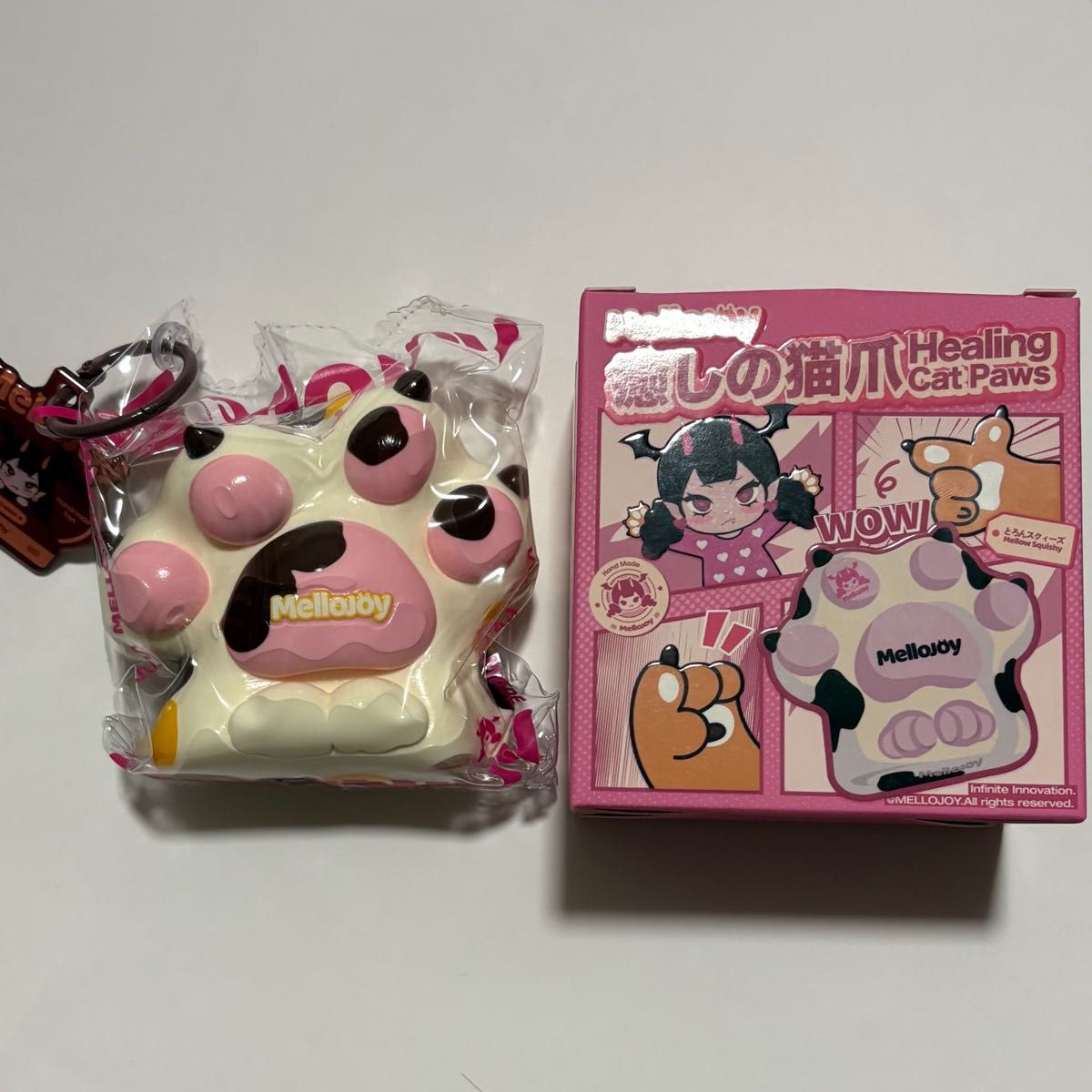mellojoy メロジョイ スクイーズ 癒しの猫爪シリーズ ミケ 肉球｜Yahoo