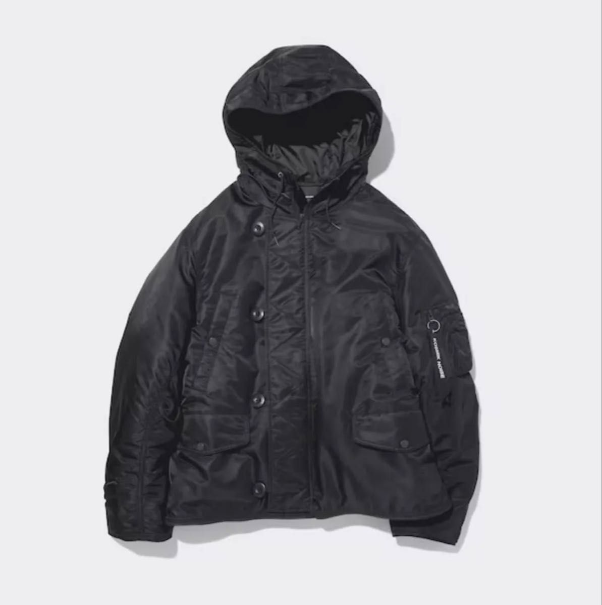 GU アンダーカバー ヒートパデッドコンバーチブルコート ブラック 黒 M