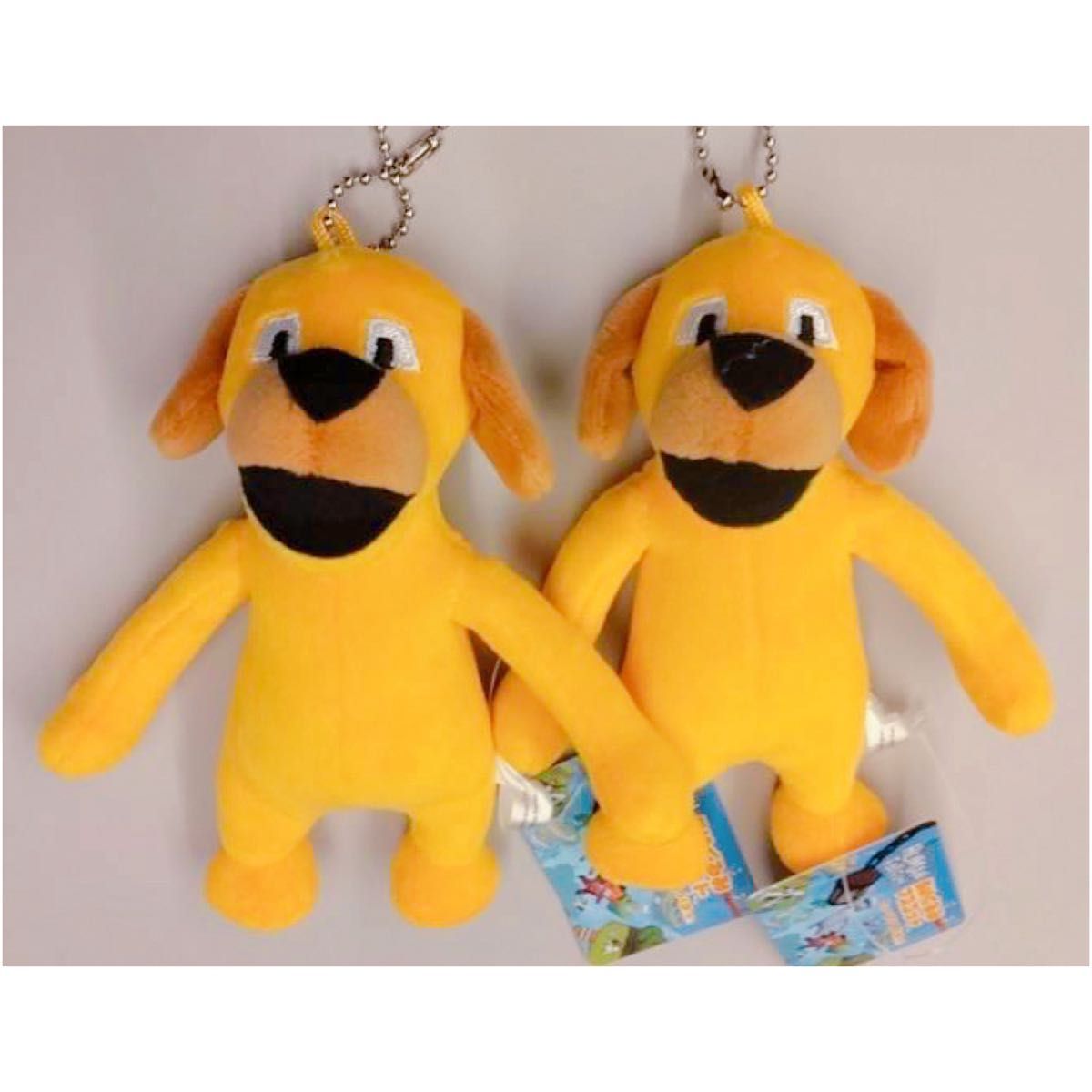 2個セット ヒューマンフォールフラット 黄色いバディ ぬいぐるみ