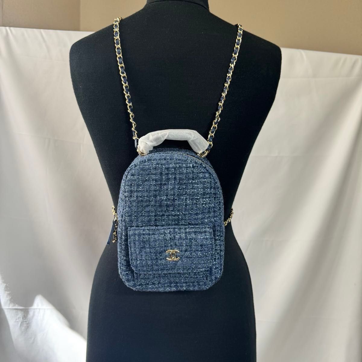 CHANEL シャネル ツイード ミニバッグ リュックサック ノベルティ