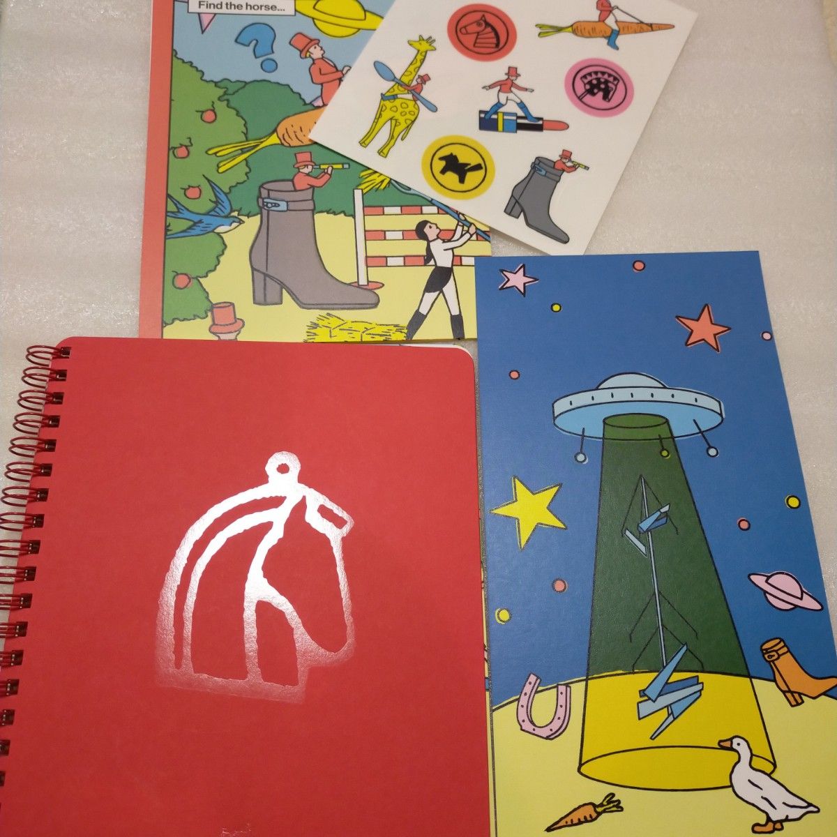 HERMESエルメス MYSTERY AT THE GROOMS'エルメスの馬さがし ノベルティ