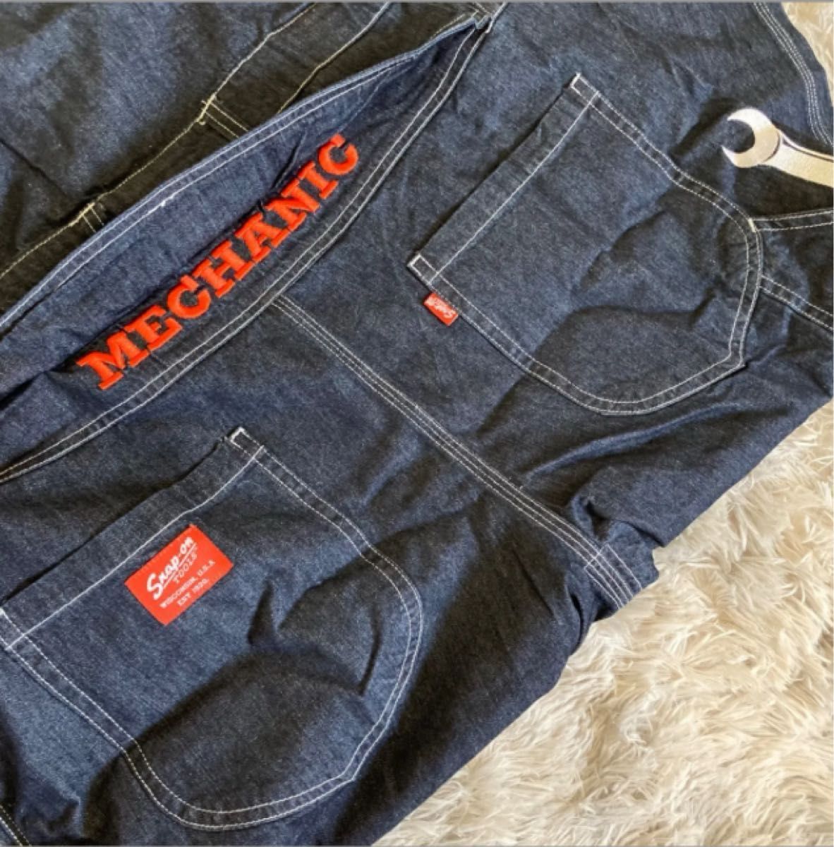 Yoji様専用 Snap-on スナップオン デニムオーバーオール ツナギ