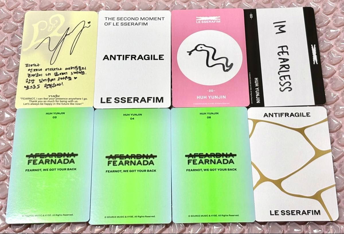 ルセラフィム LE SSERAFIM ユンジン トレカ｜Yahoo!フリマ（旧PayPay