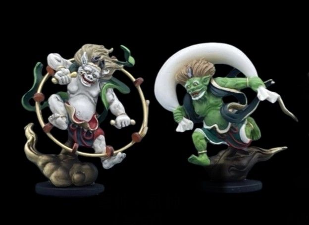 日本の至宝 仏像立体図録 2 風神 雷神 フル彩色 セット 新品未開封